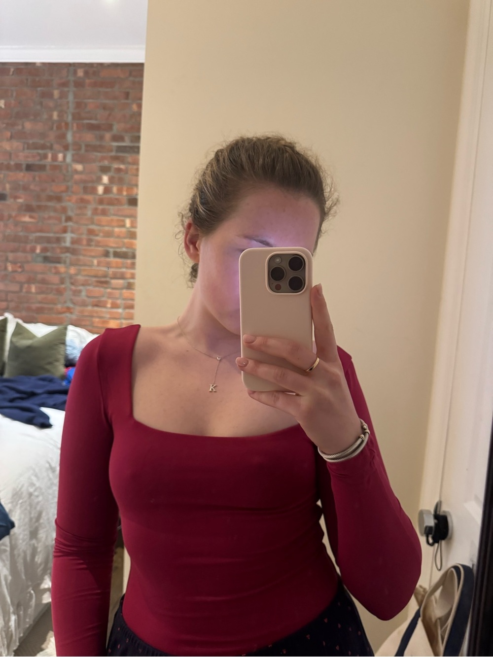 Babaton/ Aritzia Ribbed Square-Neck Tank - Raspberry Pink - Picture 4 of 4